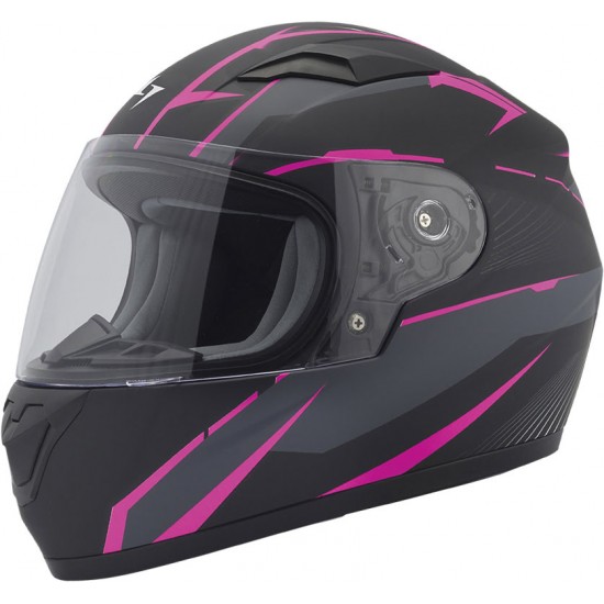 Capacete Criança Integral RULE ARROW Rosa Neon STORMER