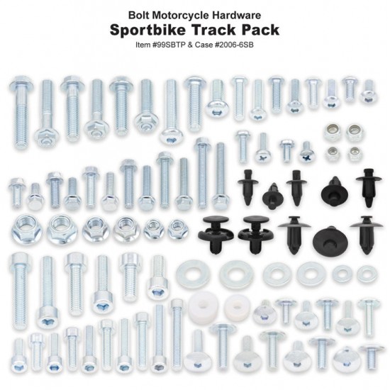 Kit de Parafusos TRACK PACK | SPORTBIKE BOLT MOTORCYCLE HARDWARE