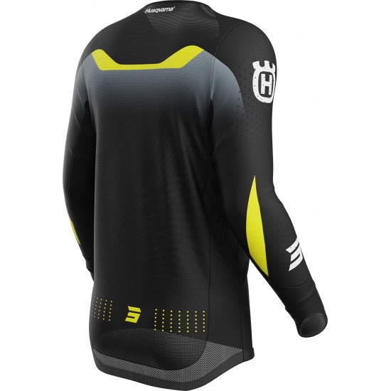 Camisola AEROLITE HUSQVARNA Preta / Cinza SHOT