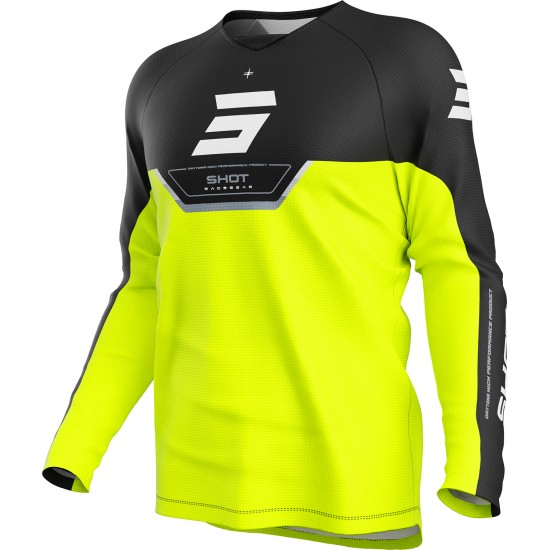 Camisola Criança DRAW DAYTONA Amarela Neon SHOT