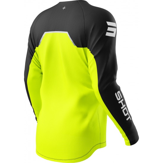 Camisola Criança DRAW DAYTONA Amarela Neon SHOT