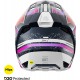 Capacete LITE RACING Azul / Amarelo Neon Pérola SHOT