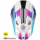 Capacete LITE RACING Branco / Rosa Pérola SHOT