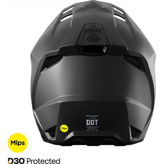 Capacete LITE SOLID Preto Mate SHOT