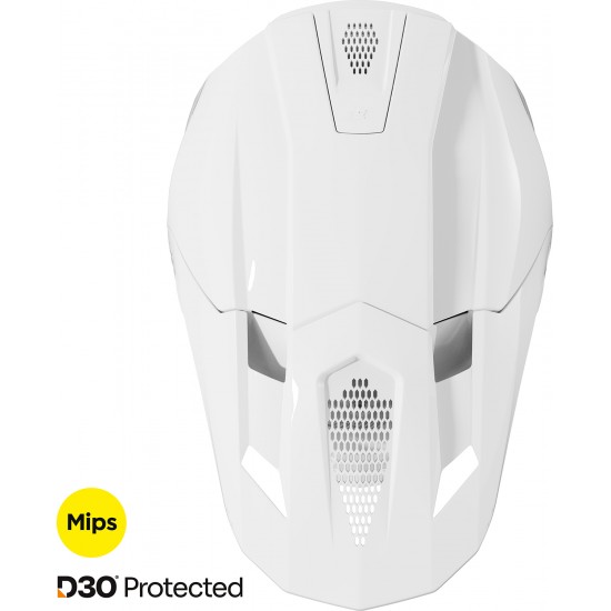 Capacete LITE SOLID Branco Brilho SHOT