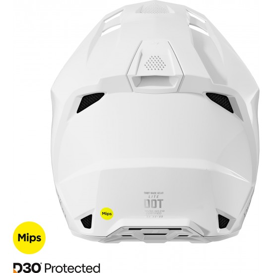 Capacete LITE SOLID Branco Brilho SHOT