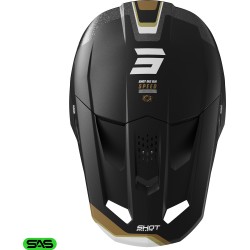 Capacete SPEED ATOMIC Dourado Mate SHOT