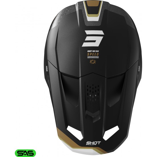 Capacete SPEED ATOMIC Dourado Mate SHOT