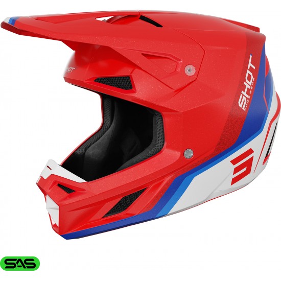 Capacete SPEED ATOMIC Vermelho Pérola SHOT