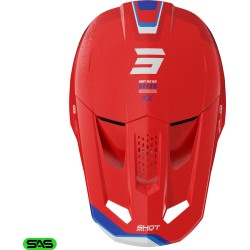 Capacete SPEED ATOMIC Vermelho Pérola SHOT