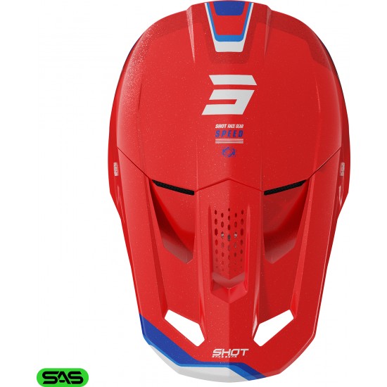 Capacete SPEED ATOMIC Vermelho Pérola SHOT