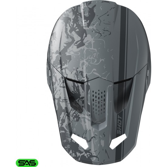 Capacete SPEED BATTLE Cinza Mate SHOT