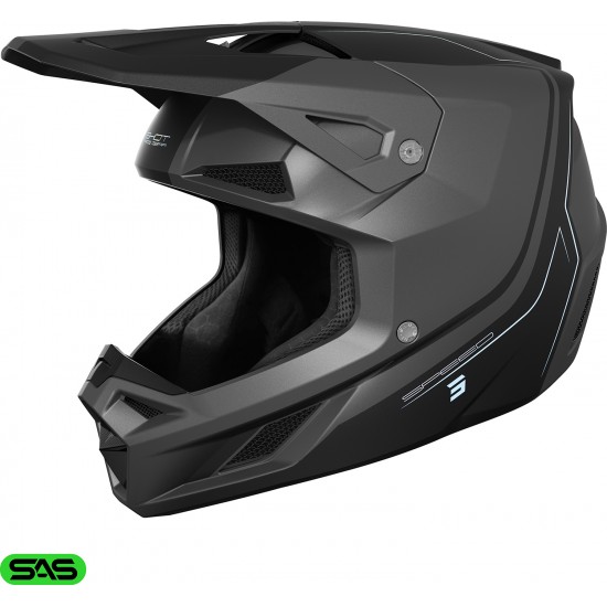 Capacete SPEED FURY Cinza Mate SHOT
