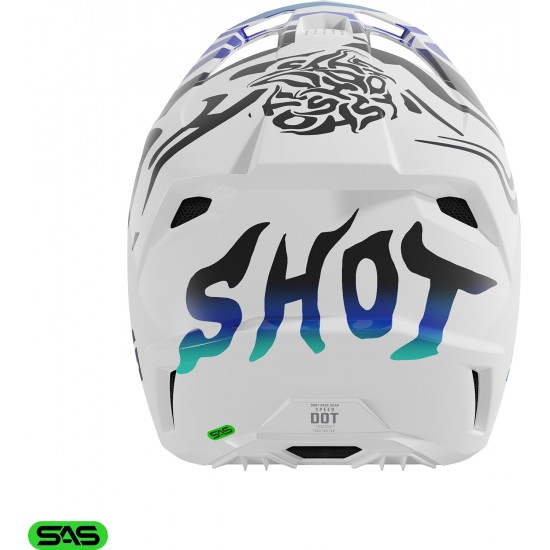 Capacete SPEED GHOST Azul Brilho SHOT