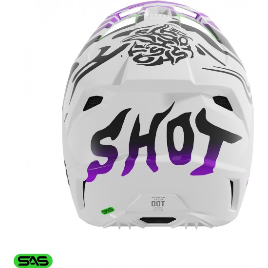 Capacete SPEED GHOST Roxo Brilho SHOT