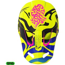 Capacete Criança SPEED GHOST Amarelo Neon Brilho SHOT