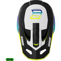 Capacete SPEED HYBRID Amarelo Neon Brilho SHOT