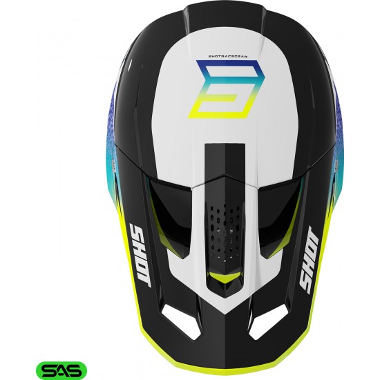 Capacete SPEED HYBRID Amarelo Neon Brilho SHOT