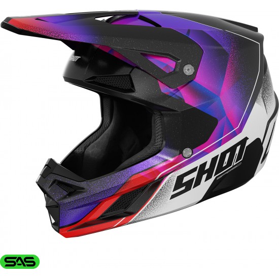 Capacete Criança SPEED OLYMP Roxo Pérola SHOT