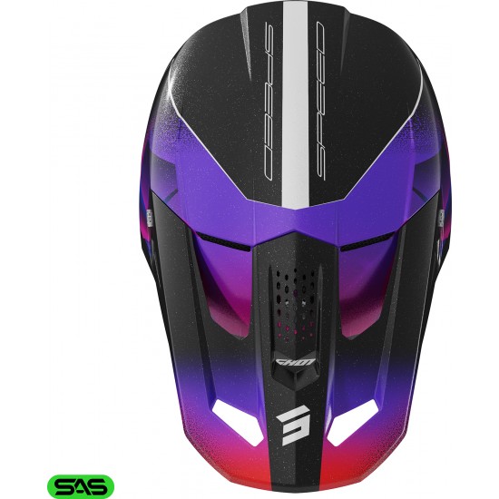 Capacete Criança SPEED OLYMP Roxo Pérola SHOT