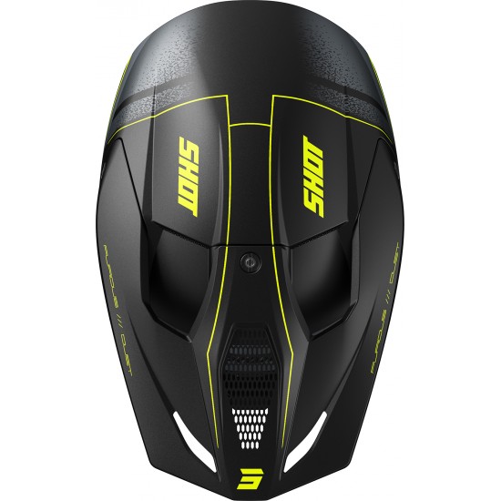 Capacete FURIOUS DUST Amarelo Neon Mate SHOT
