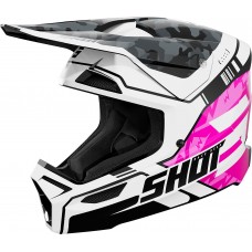 Capacete Criança FURIOUS FLASH Rosa Brilho SHOT