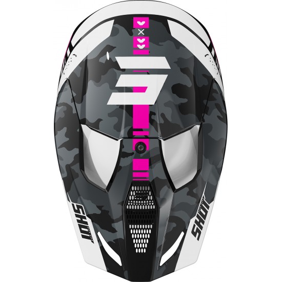 Capacete Criança FURIOUS FLASH Rosa Brilho SHOT