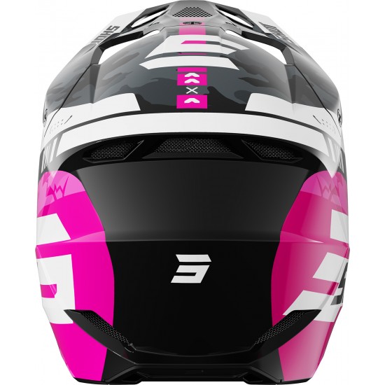 Capacete Criança FURIOUS FLASH Rosa Brilho SHOT