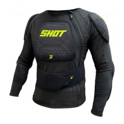 Colete Criança AIRLIGHT Preto / Amarelo Neon SHOT