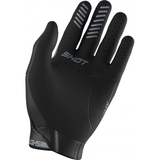 Luvas RACE EVO Pretas / Cinza SHOT