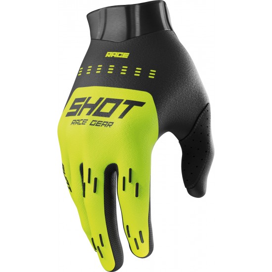 Luvas Criança RACE Amarelas Neon SHOT