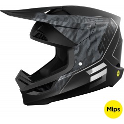 Capacete RACE CAMO TACTIC Preto / Cinza Mate SHOT