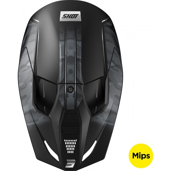 Capacete RACE CAMO TACTIC Preto / Cinza Mate SHOT