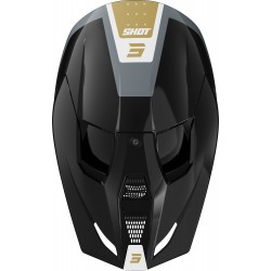 Capacete FURIOUS LEAGUE Preto / Dourado Brilho SHOT