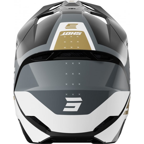 Capacete FURIOUS LEAGUE Preto / Dourado Brilho SHOT