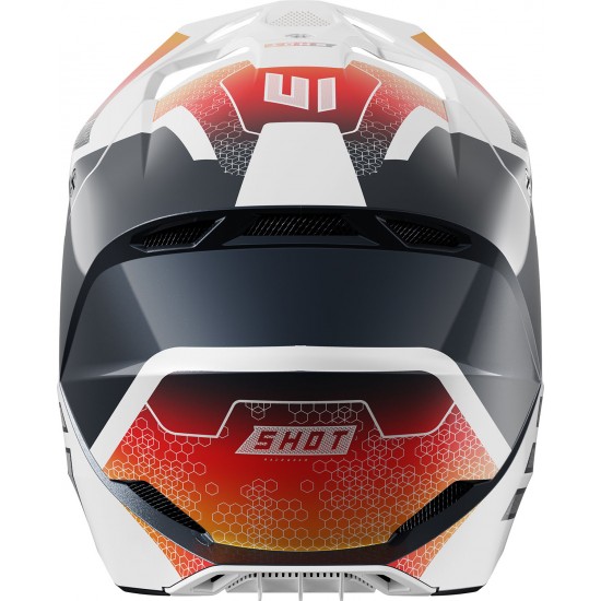 Capacete Criança FURIOUS PHASER Azul / Vermelho Pérola SHOT