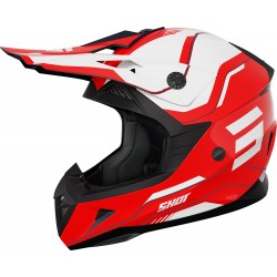 Capacete PULSE LINES Vermelho Brilho SHOT