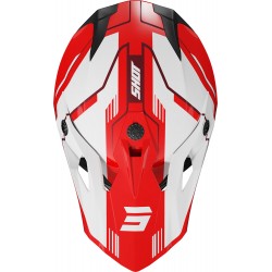Capacete PULSE LINES Vermelho Brilho SHOT