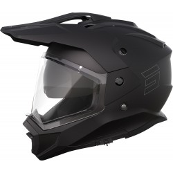 Capacete c / Viseira TREK SOLID Preto Mate SHOT