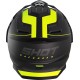 Capacete c / Viseira TREK RALLY Preto / Amarelo Neon Mate SHOT