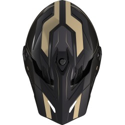 Capacete c / Viseira TREK RALLY Preto / Areia Brilhante SHOT