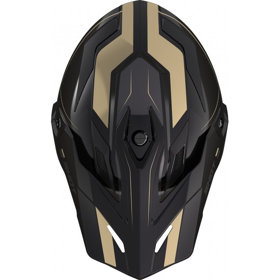 Capacete c / Viseira TREK RALLY Preto / Areia Brilhante SHOT