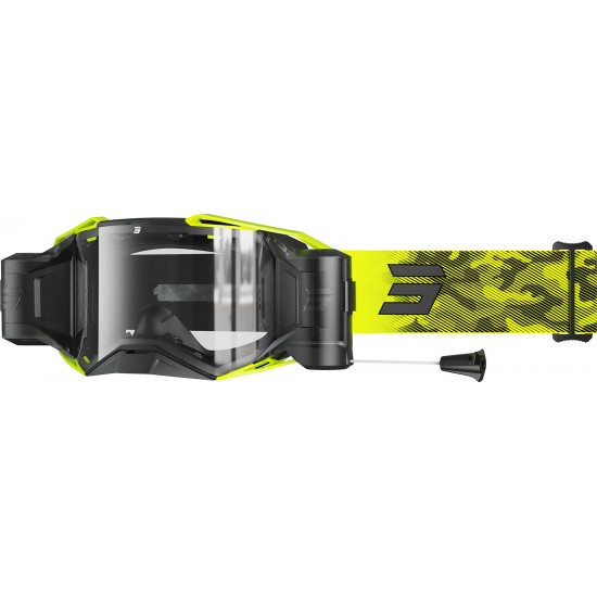 Oculos C / Roll-off LITE PATROL Amarelos Neon Mate SHOT