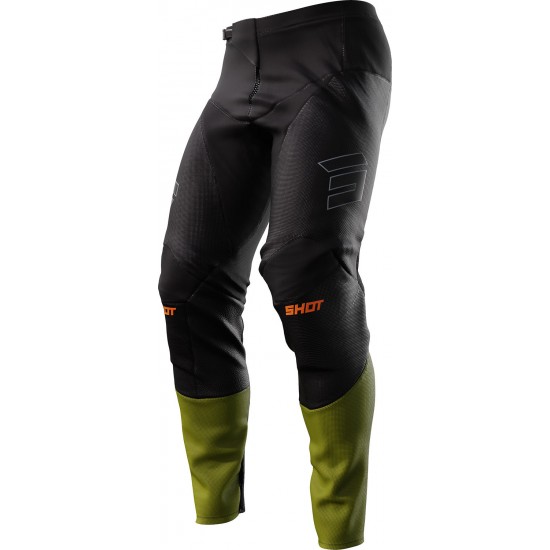 Calças CONTACT PATROL Pretas / Caqui SHOT