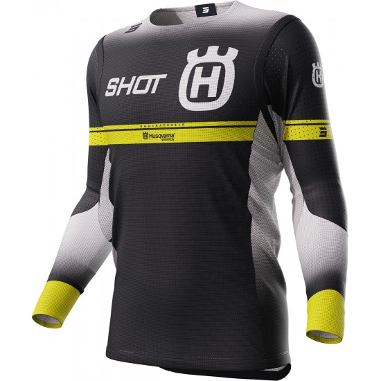 Camisola AEROLITE HUSQVARNA Preta SHOT