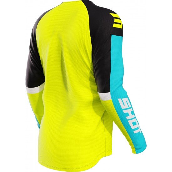 Camisola Criança DRAW IRON Amarela Neon Shot