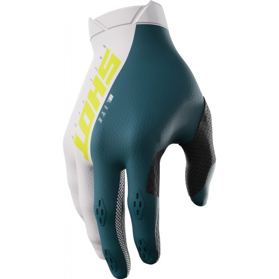 Luvas LITE Azuis / Amarelas Neon SHOT