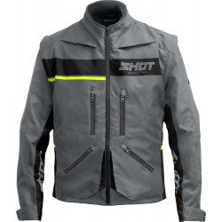Casaco CONTACT ASSAULT 2.0 Cinza / Amarelo Neon SHOT