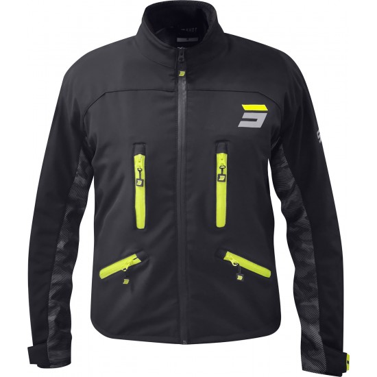 Casaco CLIMATIC Preto / Amarelo SHOT