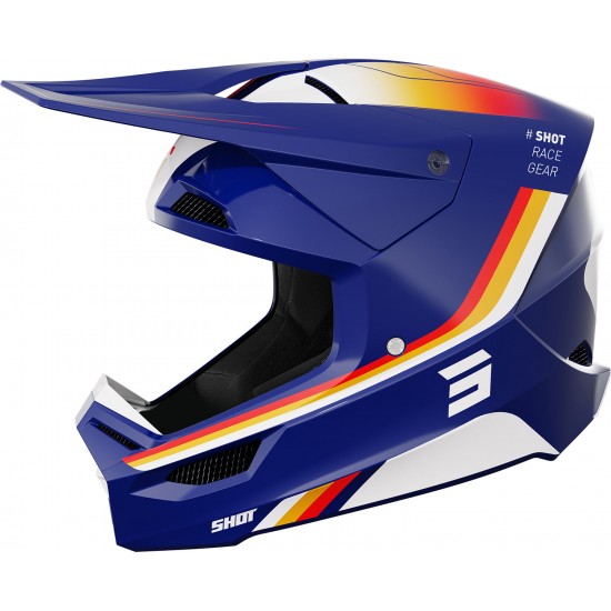Capacete FURIOUS AIM Azul Brilhante SHOT